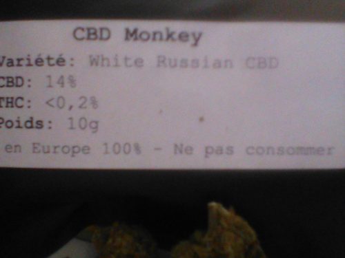 Weed CBD White Russian par Axis M.