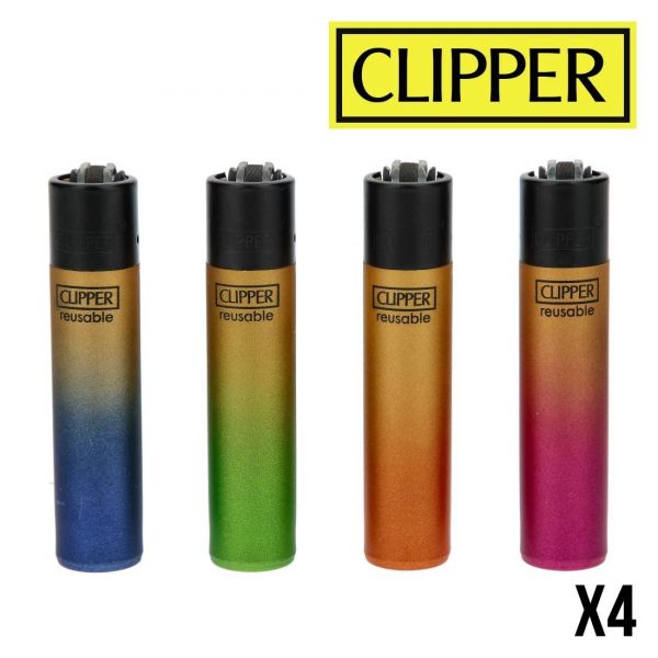 Briquet CLIPPER Gold Gradient