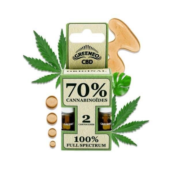 Cartouche CBD original 70% Greeneo