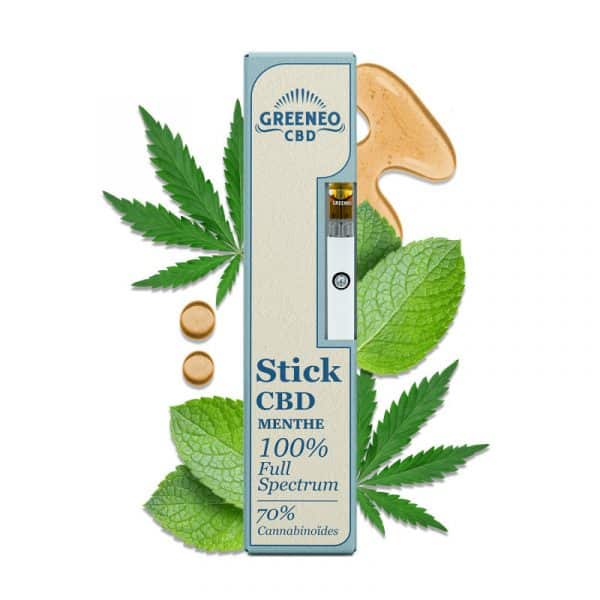 Pen stick CBD menthe 70% Greeneo