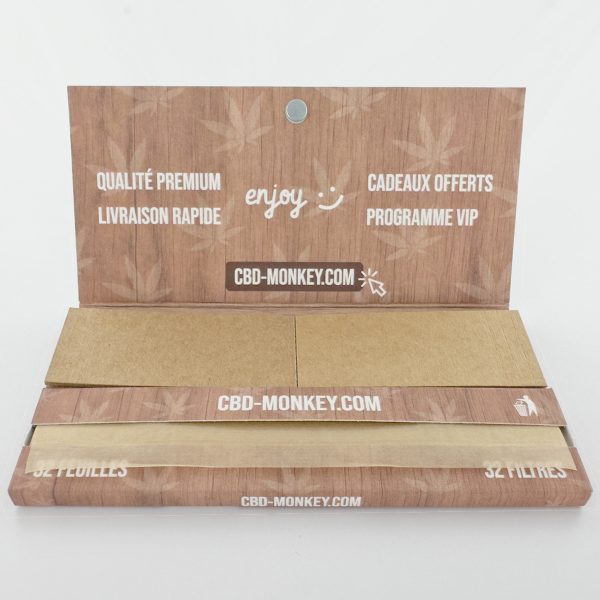 Feuille à rouler + carton brun CBD Monkey